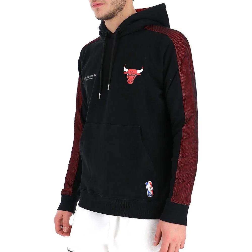 Shop 马克赛洛·伯龙 芝加哥公牛队连帽卫衣 黑色 CMBB044R19630037-1088