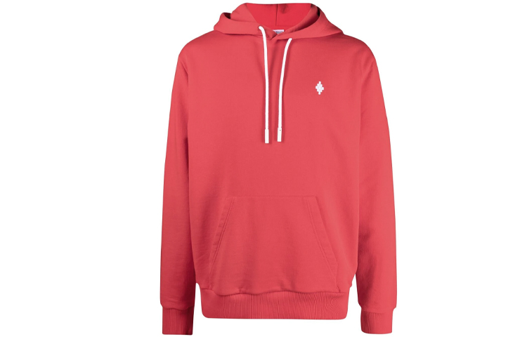 Marcelo Burlon County Logo Print Hoodie Black Long Sleeve Pullover CMBB007F185060731020