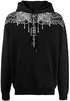 Marcelo Burlon County Geometric Print Pullover Sweatshirt Black FW21 Men. CMBB007F21FLE0051001 Marcelo Burlon County Geometric Print Pullover Sweatshirt Black FW21 Men. CMBB007F21FLE0051001