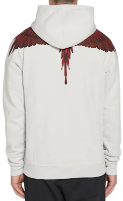 Marcelo Burlon County Milan Hoodie Abu-Abu Graphic Print Pullover. CMBB007E185060010620 Purchase Marcelo Burlon County Milan Hoodie Abu-Abu Graphic Print Pullover. CMBB007E185060010620