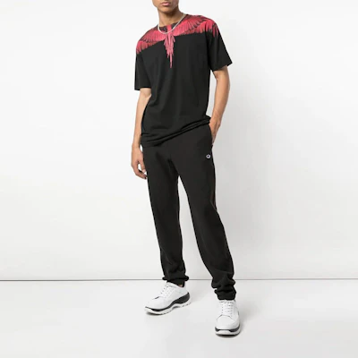 Marcelo Burlon County Milan 黑色紅翼印花短袖T恤 CMAA018S190010221088 Purchase Marcelo Burlon County Milan 黑色紅翼印花短袖T恤 CMAA018S190010221088