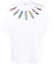 Order マルセロバーロン カウンティ ミラン フェザー プリント 白 クルーネック Tシャツ メンズ SS23 CMAA054C99JER0030109