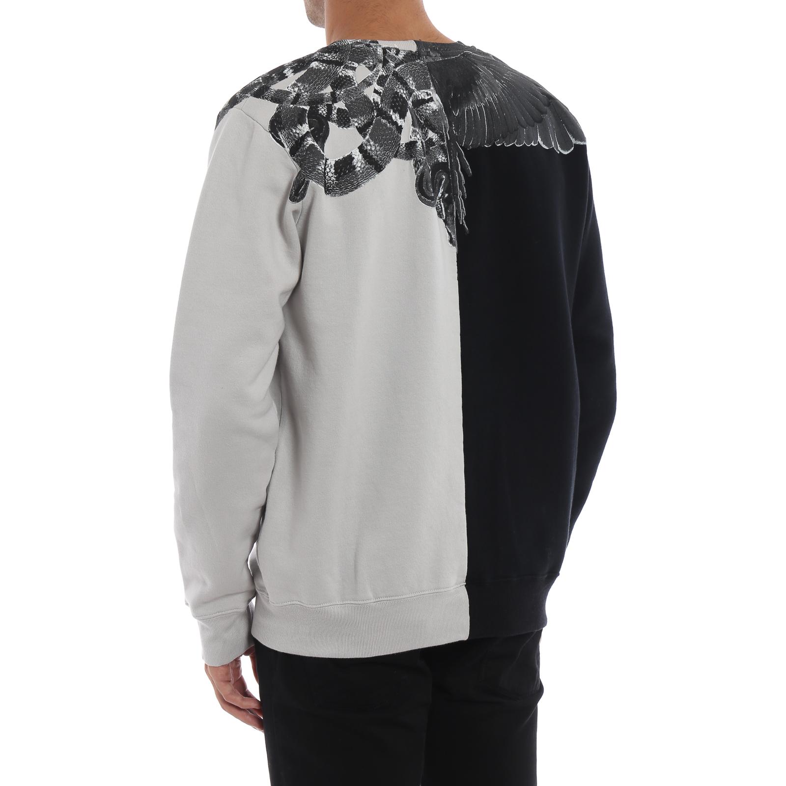 Marcelo Burlon County of Milan  Animal Print Long Sleeve T-Shirt Light Grey CMBA009E185060020606 圖 5