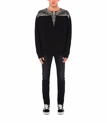 Marcelo Burlon County of Milan Crewneck Sweatshirt Pullover Cetak. CMBA009E185060011010 Lookbook Marcelo Burlon County of Milan Crewneck Sweatshirt Pullover Cetak. CMBA009E185060011010
