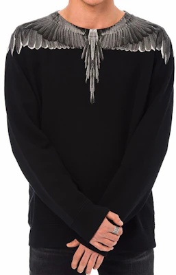 Marcelo Burlon County of Milan Crewneck Sweatshirt Pullover Cetak. CMBA009E185060011010 Purchase Marcelo Burlon County of Milan Crewneck Sweatshirt Pullover Cetak. CMBA009E185060011010