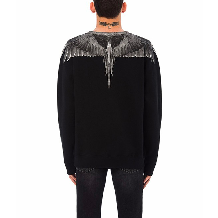 Details for Marcelo Burlon County of Milan Crewneck Sweatshirt Pullover Cetak. CMBA009E185060011010