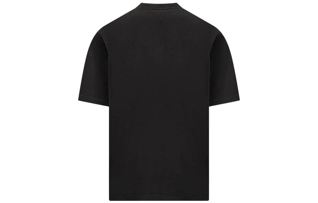 Lookbook 마르셀로 버론 카운티 오브 밀란 솔리드 컬러 크루넥 티셔츠. CMAA054F23JER0041033