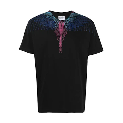Marcelo Burlon County of Milan Bezier Wings Graphic Tee CMAA018R21JER0041045