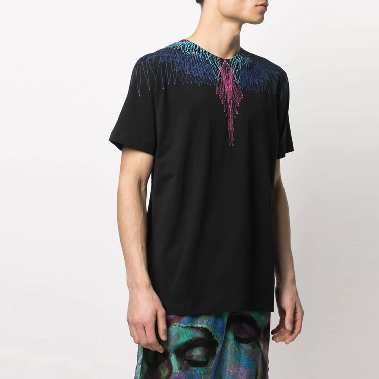 Purchase 马塞洛·伯伦 米兰郡 贝齐尔翅膀图案T恤 CMAA018R21JER0041045