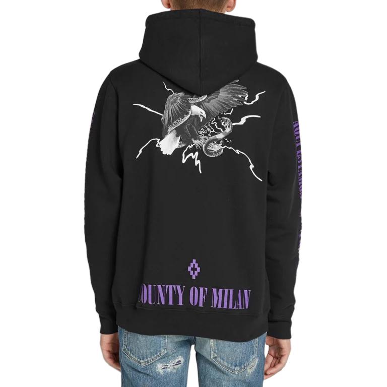 Details for マルセロバーロン カウンティオブミラン ブラック アニマルプリント パーカー CMBB007E185060071088