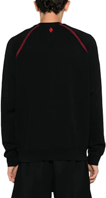 マルセロ・ブロン カウンティ オブ ミラン ブラック ロゴ刺繍 クルーネック スウェット CMBA09AS24FLE0011025 Shop マルセロ・ブロン カウンティ オブ ミラン ブラック ロゴ刺繍 クルーネック スウェット CMBA09AS24FLE0011025