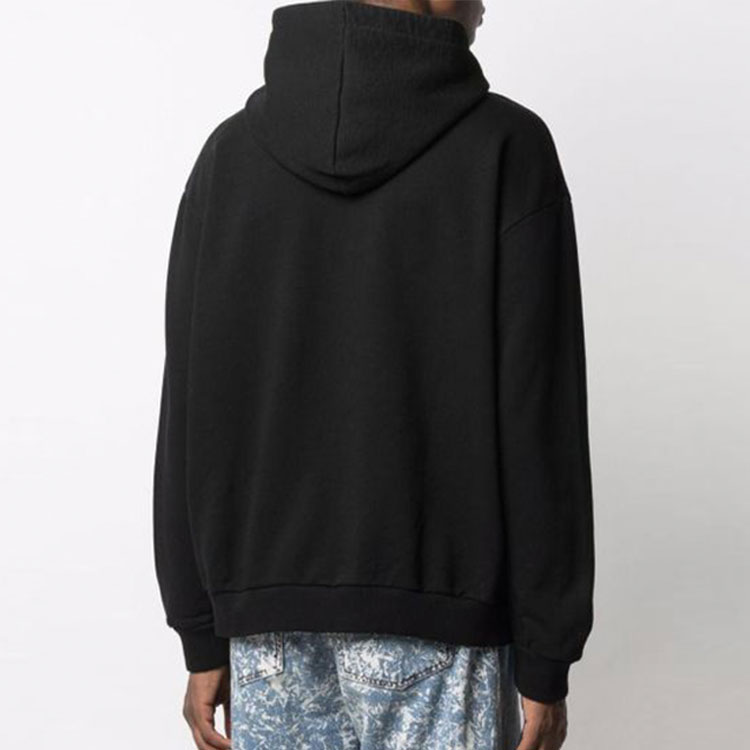 Purchase Marcelo Burlon County of Milan 羽毛印花黑色連帽衫 SS21 男款. CMBB040S21FLE00210 45