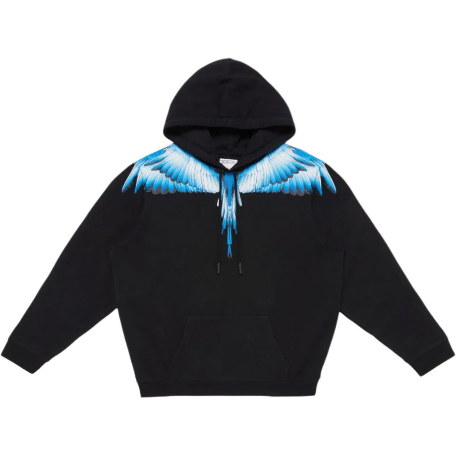 Marcelo Burlon County of Milan FW24 Gray Logo Hoodie CMBB106F24FLE0020810