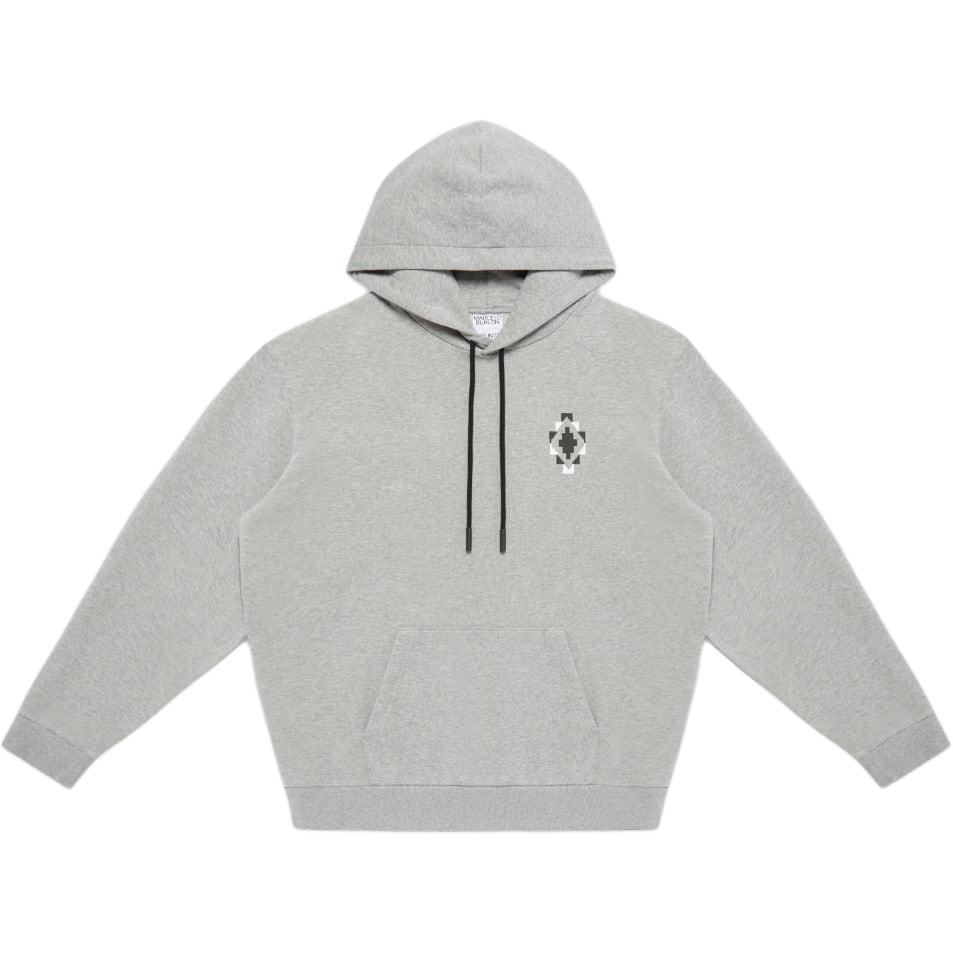 Marcelo Burlon County of Milan FW24 Logo Print Hoodie Men’s Blue/White CMBB106F24FLE0064-501