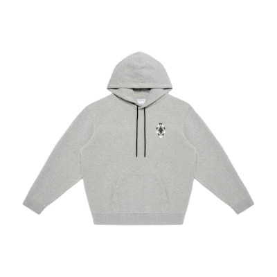 Marcelo Burlon County of Milan FW24 Logo Print Hoodie Men’s Blue/White CMBB106F24FLE0064-501