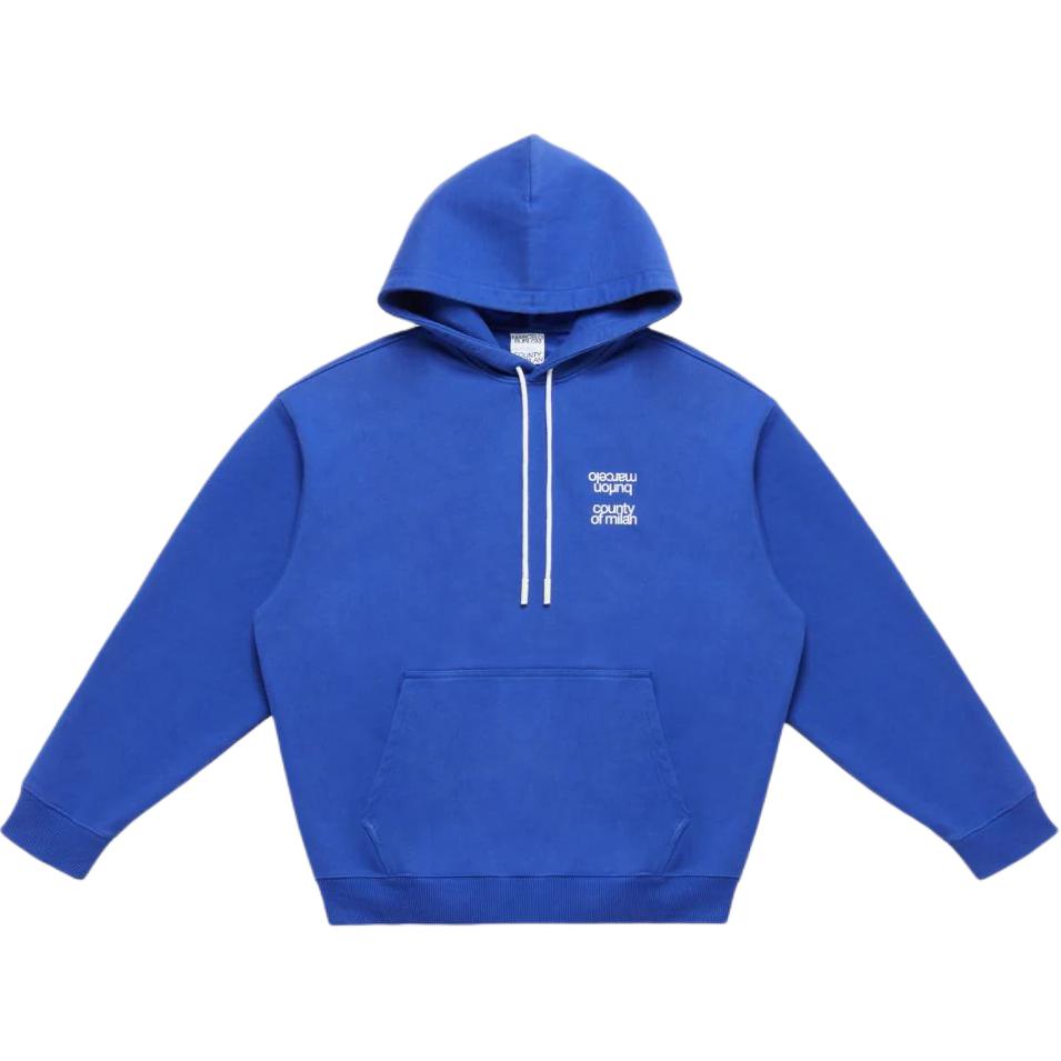 Marcelo Burlon County of Milan FW24 White Logo Hoodie Men’s Long Sleeve CMBB106F24FLE0050145