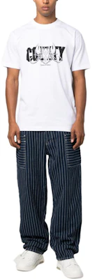 马塞洛·博隆米兰县标志印花白色圆领T恤 CMAA018F23JER0080110-WHITE Shop 马塞洛·博隆米兰县标志印花白色圆领T恤 CMAA018F23JER0080110-WHITE