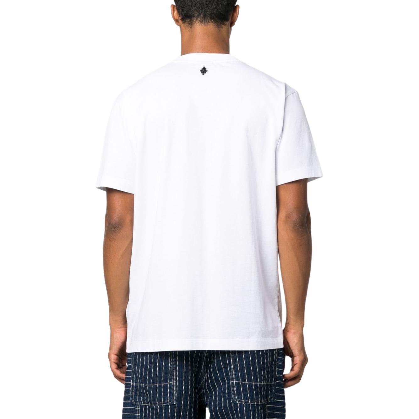 Purchase 马塞洛·博隆米兰县标志印花白色圆领T恤 CMAA018F23JER0080110-WHITE