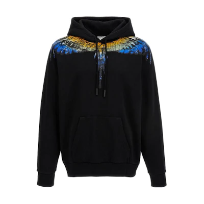 Marcelo Burlon County of Milan SS23 Black Pullover Sweatshirt Solid Print CMBB007S160680291000