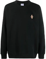 Marcelo Burlon County of Milan SS23 Geometric Crewneck Sweatshirt Black . CMBA009S23FLE0061025 Marcelo Burlon County of Milan SS23 Geometric Crewneck Sweatshirt Black . CMBA009S23FLE0061025
