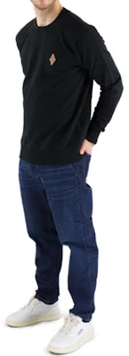 马塞洛·博龙 County of Milan SS23 几何印花圆领卫衣 黑色 CMBA009S23FLE0061025 Lookbook 马塞洛·博龙 County of Milan SS23 几何印花圆领卫衣 黑色 CMBA009S23FLE0061025