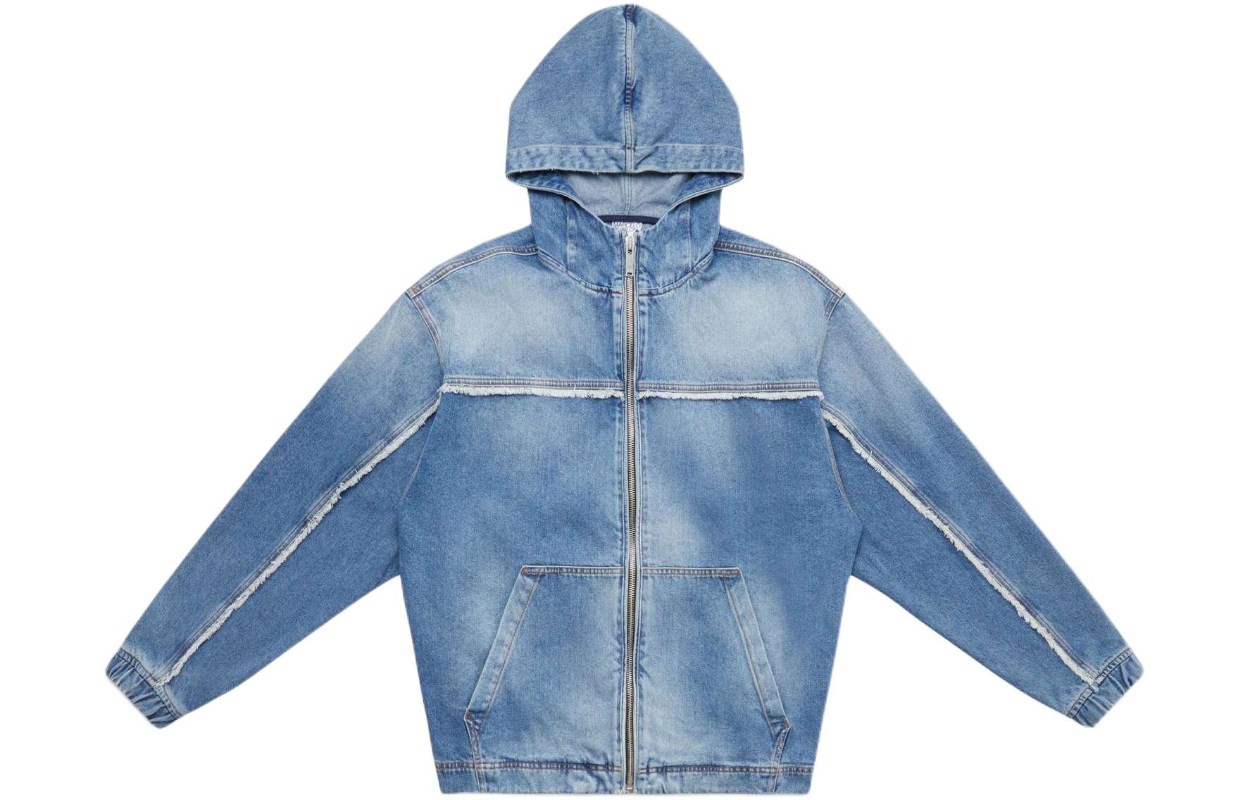 Marcelo Burlon County of Milan SS24 Logo Print Pullover Hoodie Black Mens CMBB007C99FLE0031001-BLACK