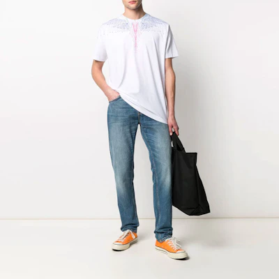 マルセロ・ブーロン ウィングプリント メンズカジュアルスポーツTシャツ CMAA018R21JER0040145 Lookbook マルセロ・ブーロン ウィングプリント メンズカジュアルスポーツTシャツ CMAA018R21JER0040145