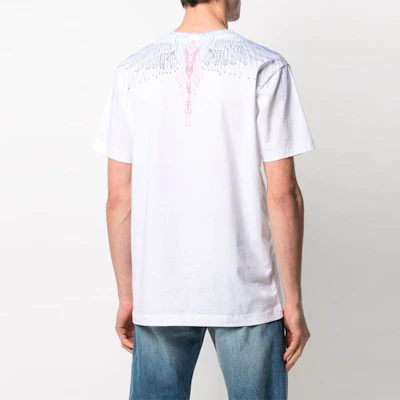 マルセロ・ブーロン ウィングプリント メンズカジュアルスポーツTシャツ CMAA018R21JER0040145 Purchase マルセロ・ブーロン ウィングプリント メンズカジュアルスポーツTシャツ CMAA018R21JER0040145