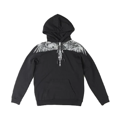 Marcelo Burlon County of Milan Wings Pullover Hoodie Black Men’s. CMBB007E20FLE0021007