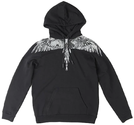 Hoodie Lelaki Hitam Marcelo Burlon County of Milan Wings Pullover. CMBB007E20FLE0021007 Order Hoodie Lelaki Hitam Marcelo Burlon County of Milan Wings Pullover. CMBB007E20FLE0021007