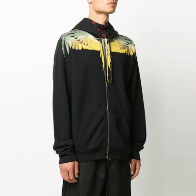 马塞洛伯伦米兰之翼黄色拉链连帽衫黑色 CMBE001F20FLE0011016 Lookbook 马塞洛伯伦米兰之翼黄色拉链连帽衫黑色 CMBE001F20FLE0011016