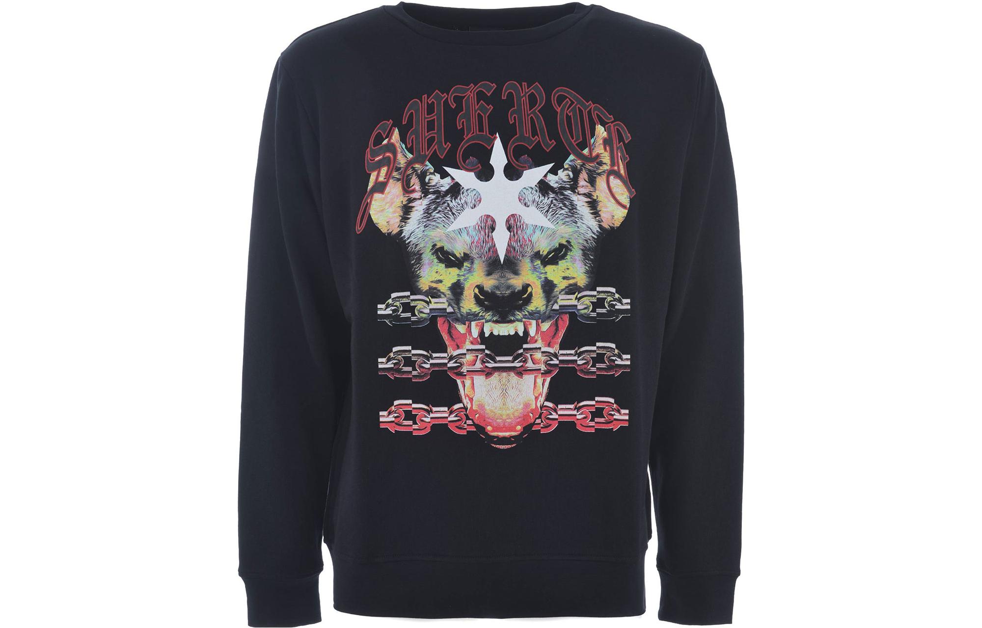 Marcelo Burlon County Windbreaker Jacket Black with Tape Detailing CMEB036S21FAB0011001