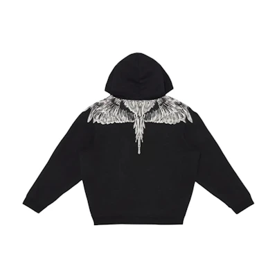 Marcelo Burlon Cross Logo Knitted Hoodie Orange CMBB040S22FLE0022030
