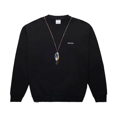 Marcelo Burlon FW21 Geometric Print Crewneck Sweatshirt Blue () 16865565