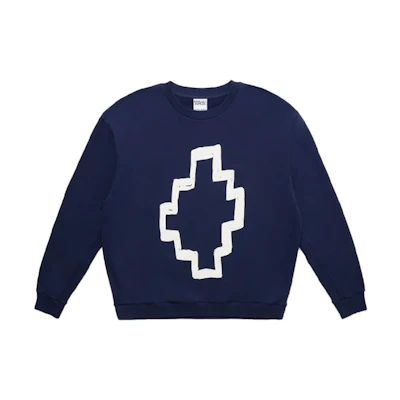 Marcelo Burlon FW21 Logo Checkered Crewneck Sweatshirt White () 16864752