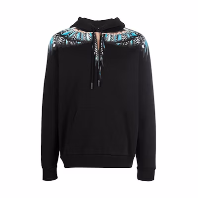 Marcelo Burlon FW21 Wing Print Pullover Hoodie White 16047584
