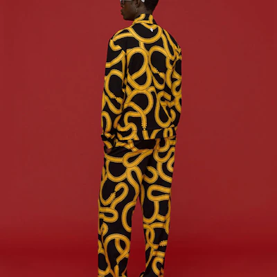 マルセロバーロン FW22 スネークプリント 長袖ジャケット イエロー ユニセックス. CMBD007F22JER0011016 Shop マルセロバーロン FW22 スネークプリント 長袖ジャケット イエロー ユニセックス. CMBD007F22JER0011016