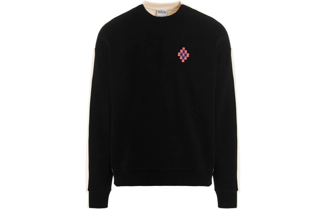 Marcelo Burlon FW22 Graphic Print Hoodie White Pullover Sweatshirt CMBB007C99FLE002011