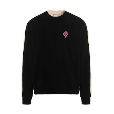 Marcelo Burlon FW22 Graphic Print Hoodie White Pullover Sweatshirt CMBB007C99FLE002011