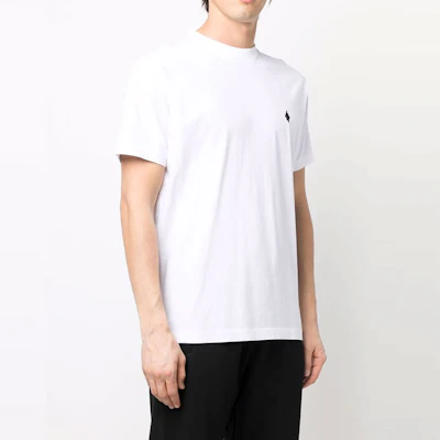 Camiseta Blanca Marcelo Burlon FW22 Logo Bordado Crewneck. CMAA018C99JER0020110 Purchase Camiseta Blanca Marcelo Burlon FW22 Logo Bordado Crewneck. CMAA018C99JER0020110