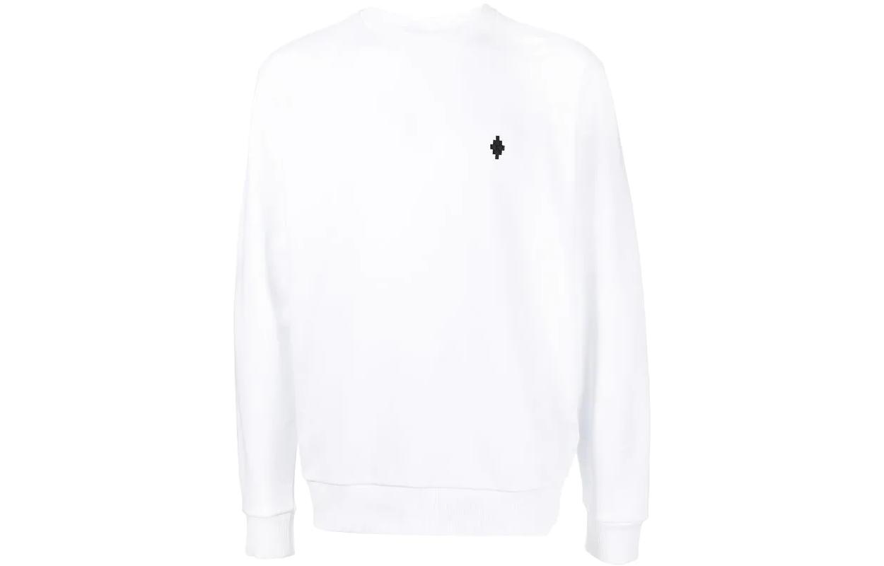 Marcelo Burlon FW22 Snake Wing Print Cotton Hoodie Black CMBB007F22FLE0041001