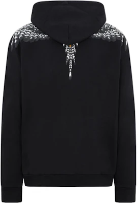 Marcelo Burlon FW22 黑色翅膀印花連帽長袖上衣 CMBB007F22FLE0021007 Lookbook Marcelo Burlon FW22 黑色翅膀印花連帽長袖上衣 CMBB007F22FLE0021007