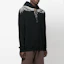 Shop Marcelo Burlon FW22 黑色翅膀印花連帽長袖上衣 CMBB007F22FLE0021007