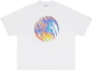 Buy Marcelo Burlon FW23 Camiseta Blanca con Estampado Multicolor de Luna. CMAA054F23JER0060140