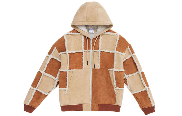 Marcelo Burlon FW23 Corduroy Jacket with Back Letter Print Burgundy Outerwear CMEM002F23FAB0012801