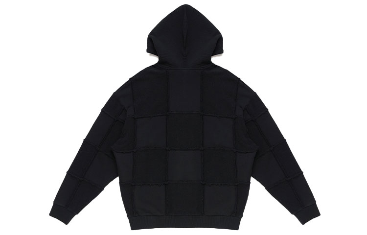 Lookbook マルセロブロン FW23 クロス刺繍 ウォッシュドフーディ メンズ ブラック CMBB107F23FLE0011001