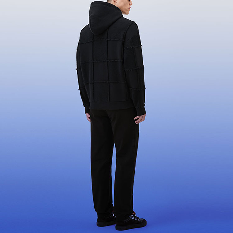 Purchase マルセロブロン FW23 クロス刺繍 ウォッシュドフーディ メンズ ブラック CMBB107F23FLE0011001