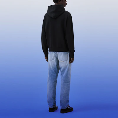 Marcelo Burlon FW23 Eclipse Cross Logo Hoodie Hitam/Perak. CMBB007F23FLE0061072 Purchase Marcelo Burlon FW23 Eclipse Cross Logo Hoodie Hitam/Perak. CMBB007F23FLE0061072