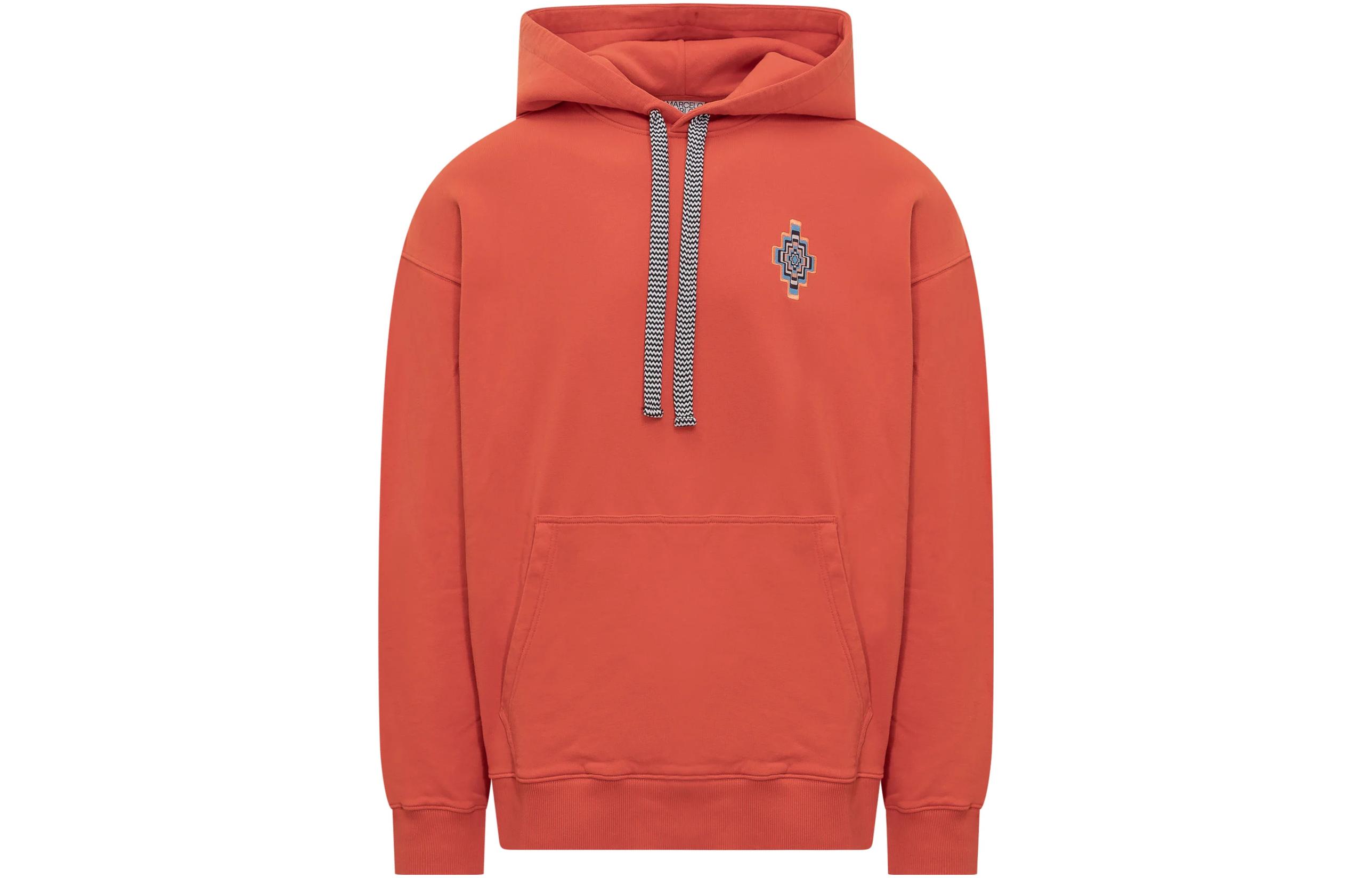 Marcelo Burlon FW23 Oversized Drawstring Hoodie Black ( Pullover) CMBB007F23FLE0041020