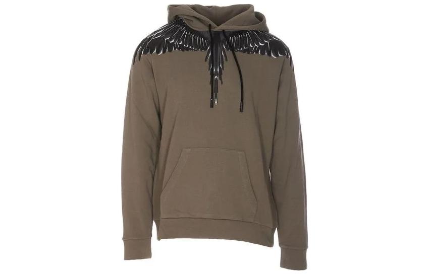 Marcelo Burlon FW23 Poster Eye Print Hoodie Black/Grey Men CMBB106F23FLE0041014